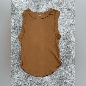 Free People-We The Free-Kate Tank-Almond Ash-Women’s Size Medium